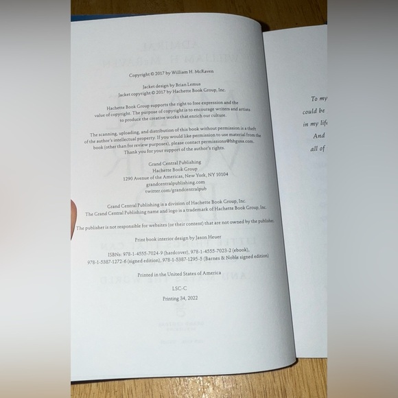 Make Your Bed Book,Little Things That Can Change Your Life,Novel,Hardcover NWT - Picture 4 of 4